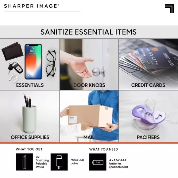 Sharper Image Other Nib The Sharper Image Travel Uv Light